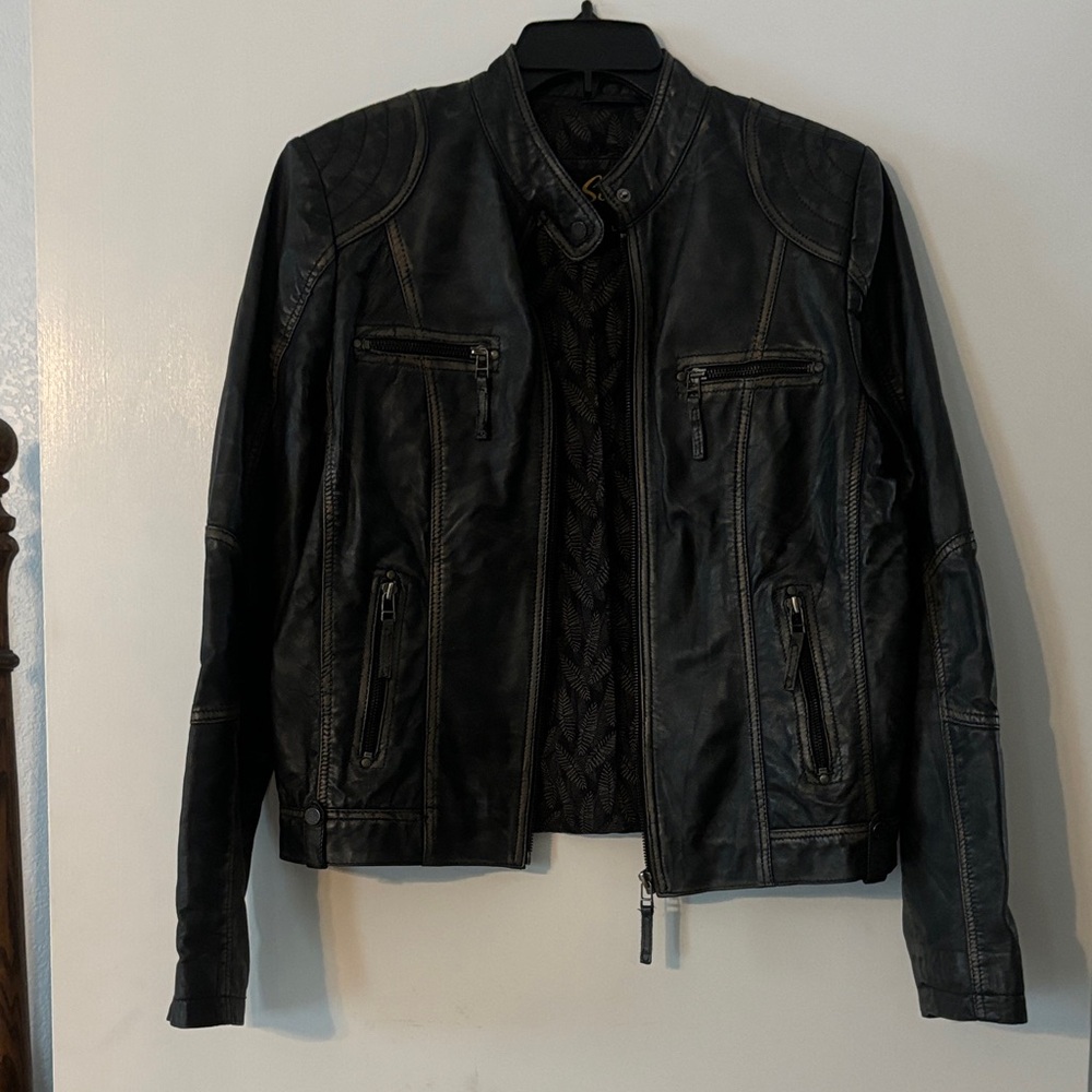 Scully Black Leather Jacket